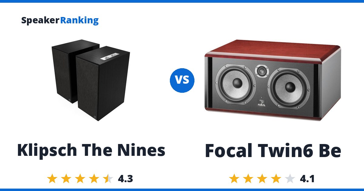 Klipsch The Nines vs Focal Twin6 Be