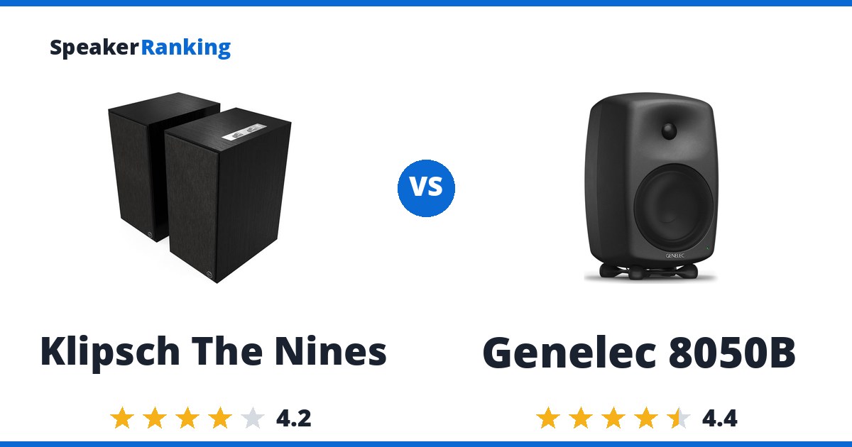 Klipsch The Nines vs Genelec 8050B