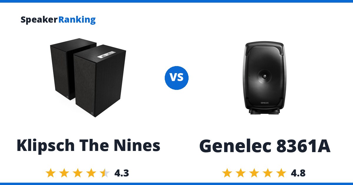 Klipsch The Nines vs Genelec 8361A