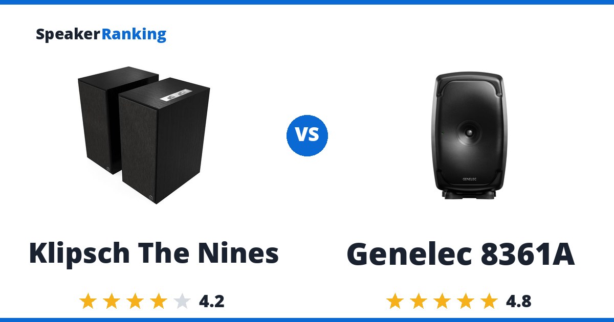 Klipsch The Nines vs Genelec 8361A