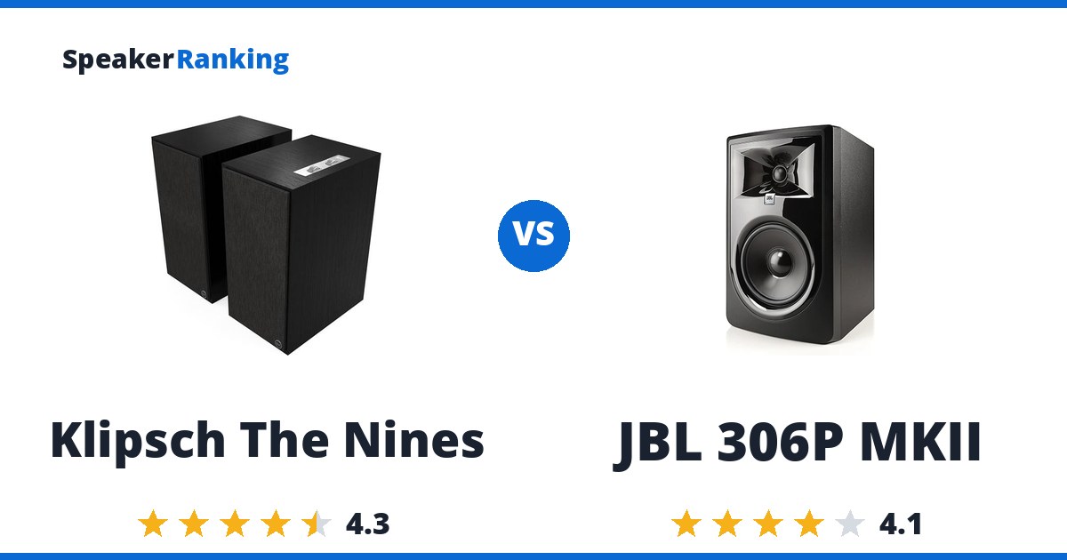 Klipsch The Nines vs JBL 306P MKII