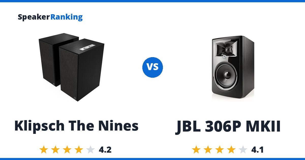 Klipsch The Nines vs JBL 306P MKII