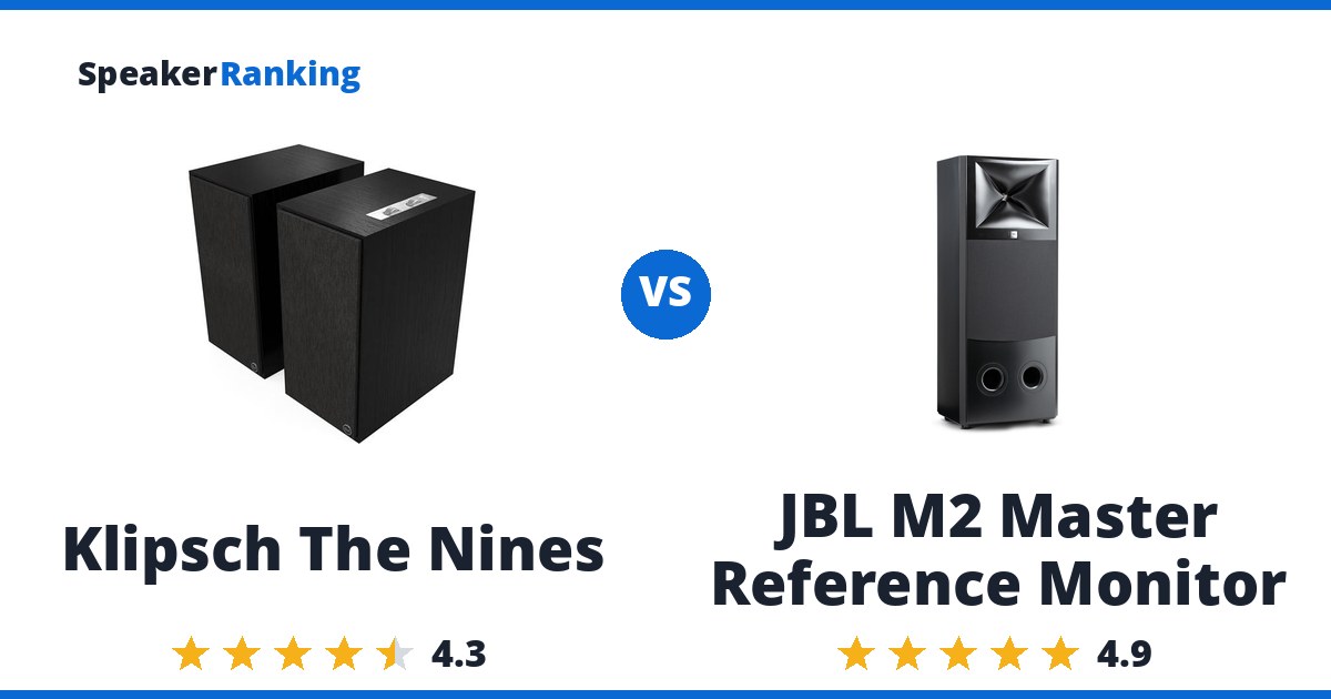Klipsch The Nines vs JBL M2 Master Reference Monitor