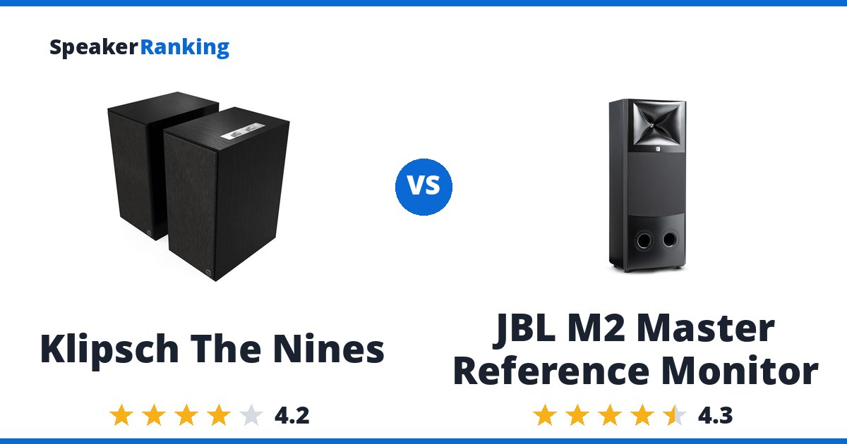 Klipsch The Nines vs JBL M2 Master Reference Monitor