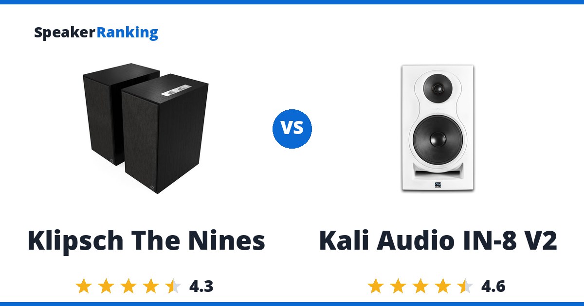 Klipsch The Nines vs Kali Audio IN-8 V2