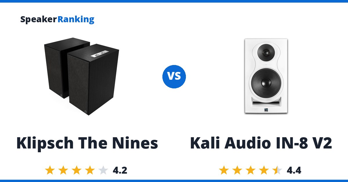 Klipsch The Nines vs Kali Audio IN-8 V2
