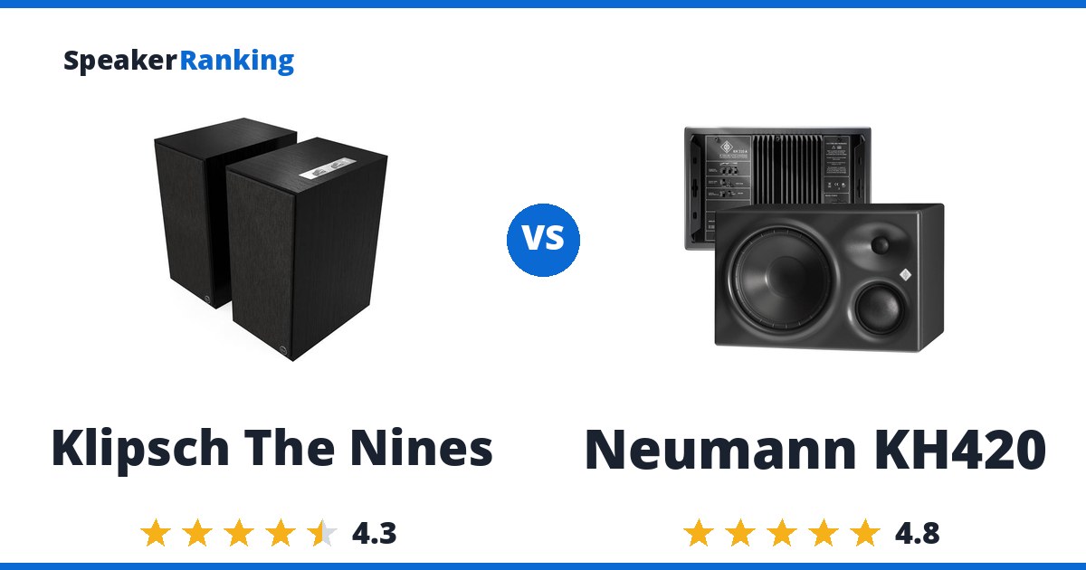 Klipsch The Nines vs Neumann KH420