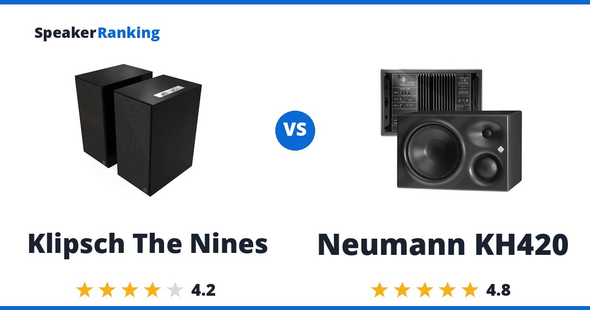 Klipsch The Nines vs Neumann KH420