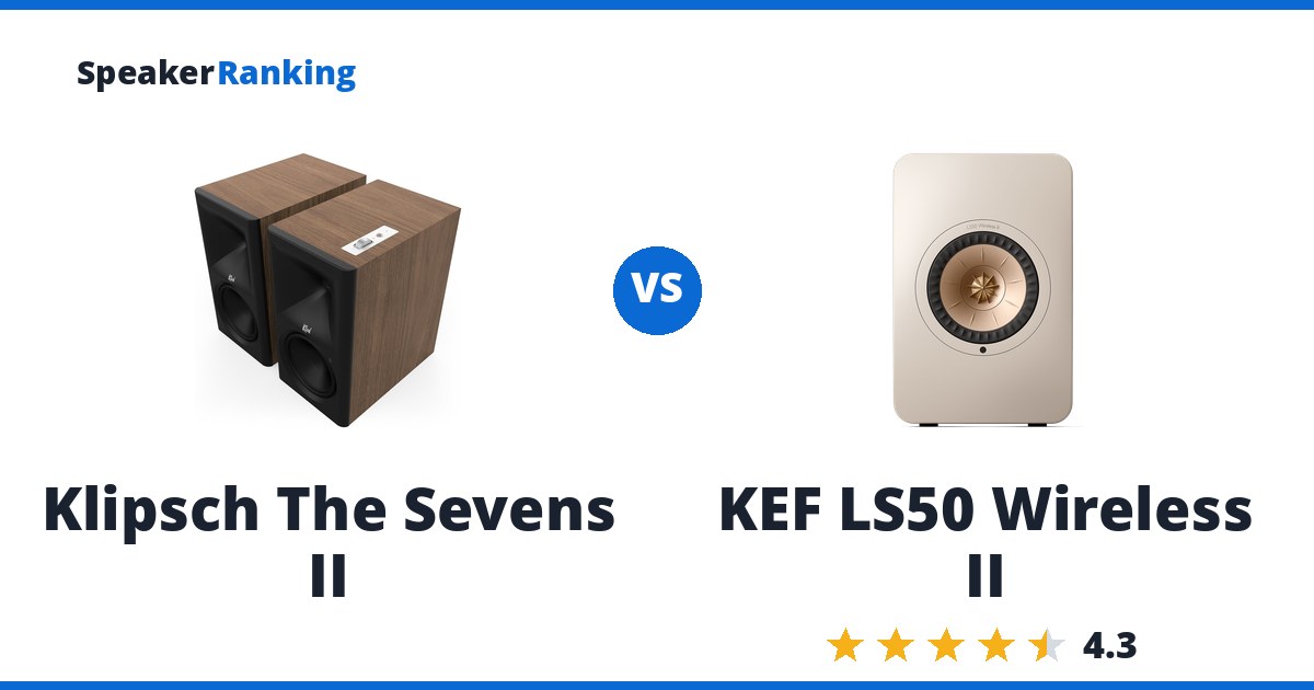 Klipsch The Sevens II vs KEF LS50 Wireless II