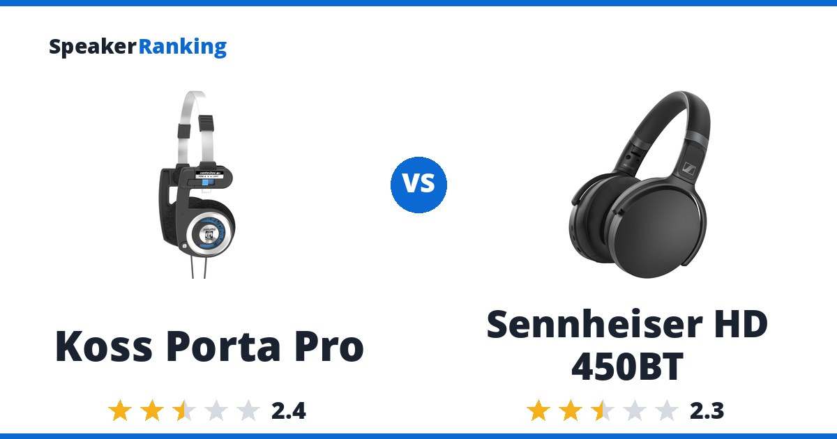 Koss Porta Pro vs Sennheiser HD 450BT