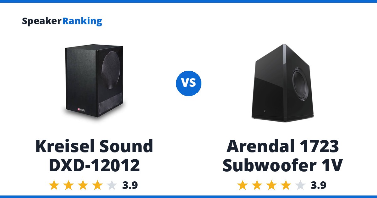 Kreisel Sound DXD-12012 vs Arendal 1723 Subwoofer 1V