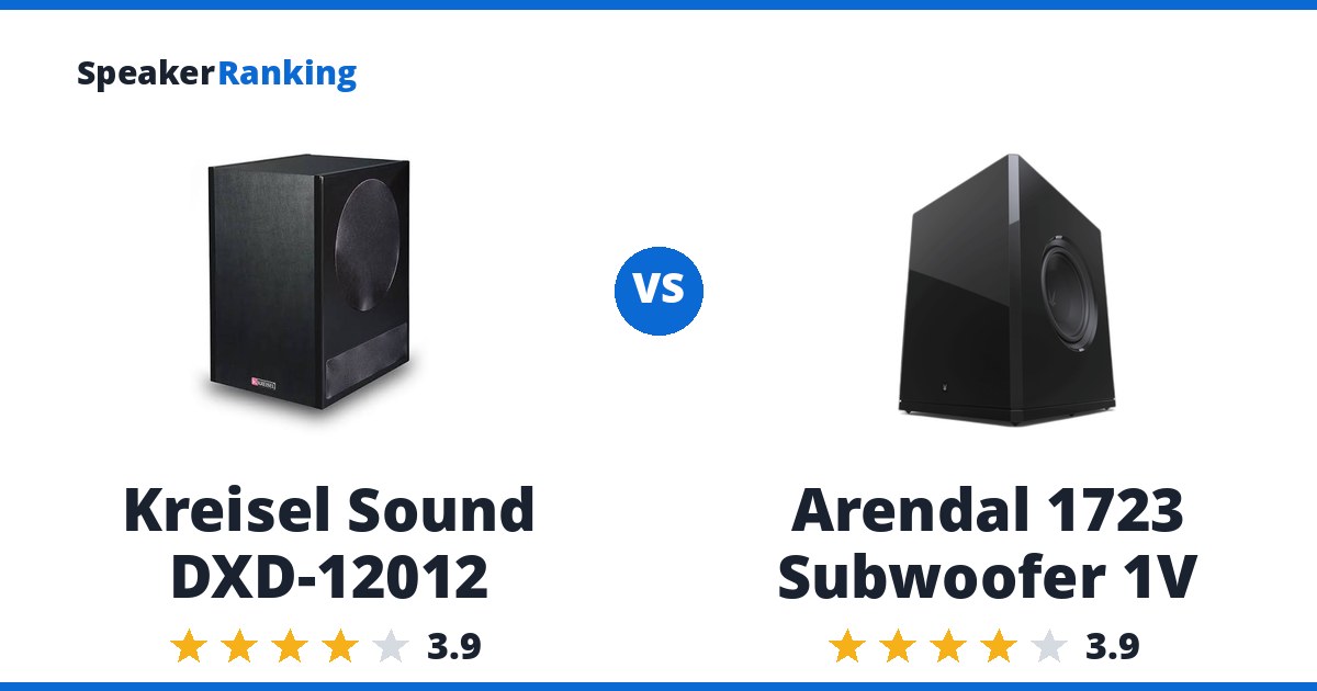 Kreisel Sound DXD-12012 vs Arendal 1723 Subwoofer 1V