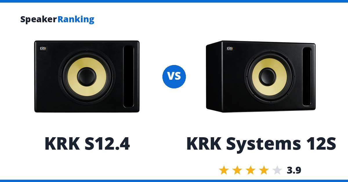 KRK S12.4 vs KRK Systems 12S