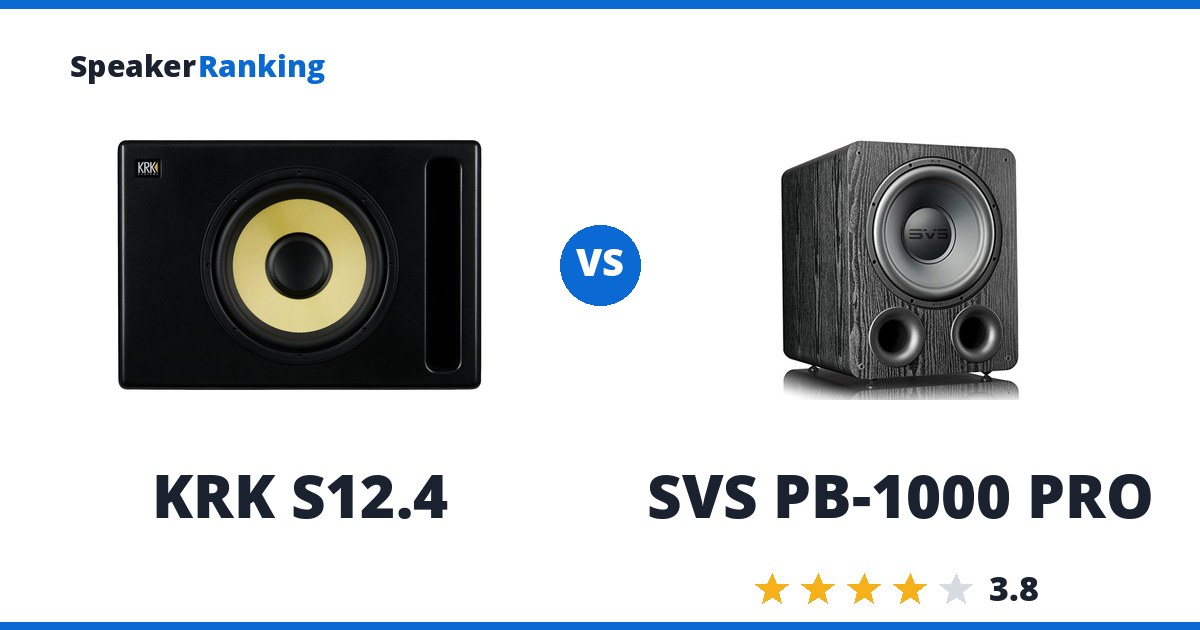 KRK S12.4 vs SVS PB-1000 PRO