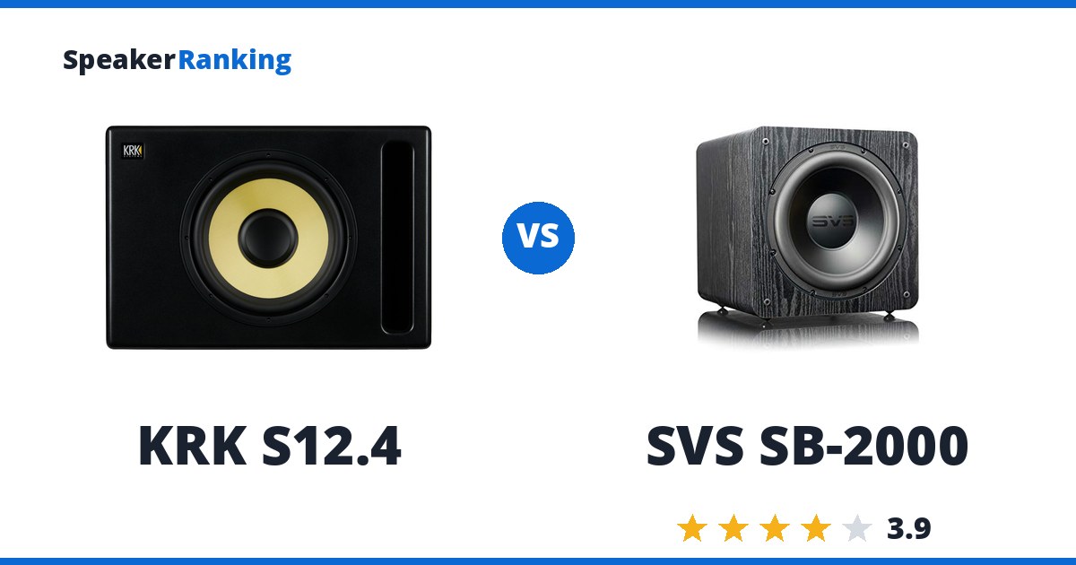 KRK S12.4 vs SVS SB-2000