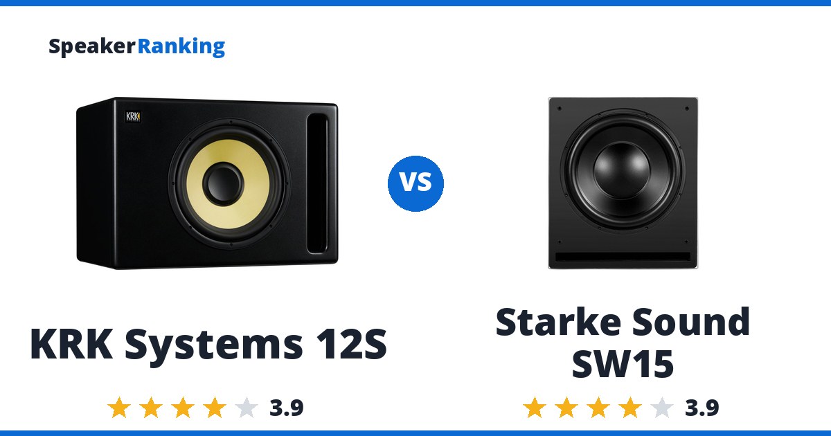 KRK Systems 12S vs Starke Sound SW15
