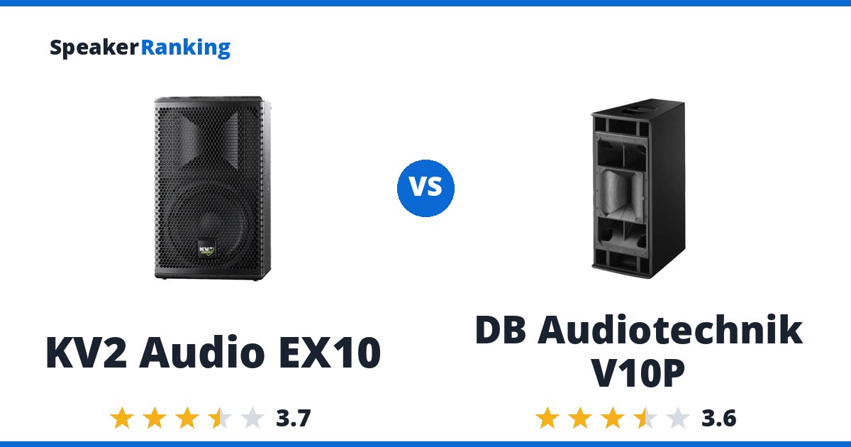 KV2 Audio EX10 vs DB Audiotechnik V10P