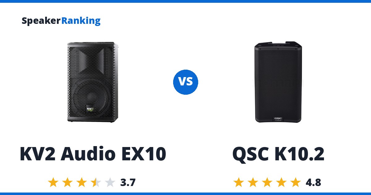 KV2 Audio EX10 vs QSC K10.2