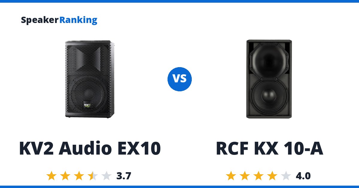 KV2 Audio EX10 vs RCF KX 10-A