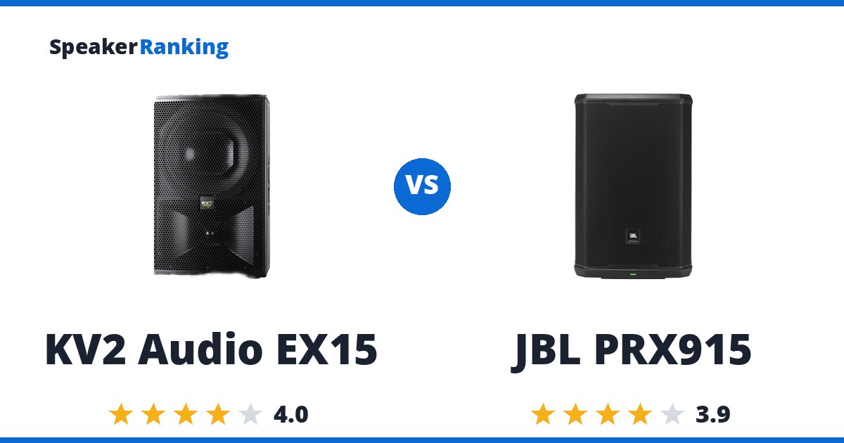 KV2 Audio EX15 vs JBL PRX915