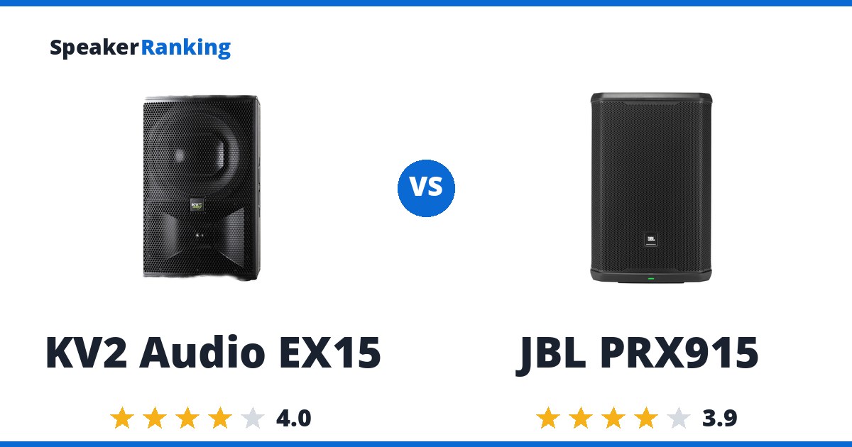 KV2 Audio EX15 vs JBL PRX915