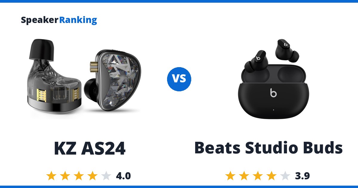 KZ AS24 vs Beats Studio Buds