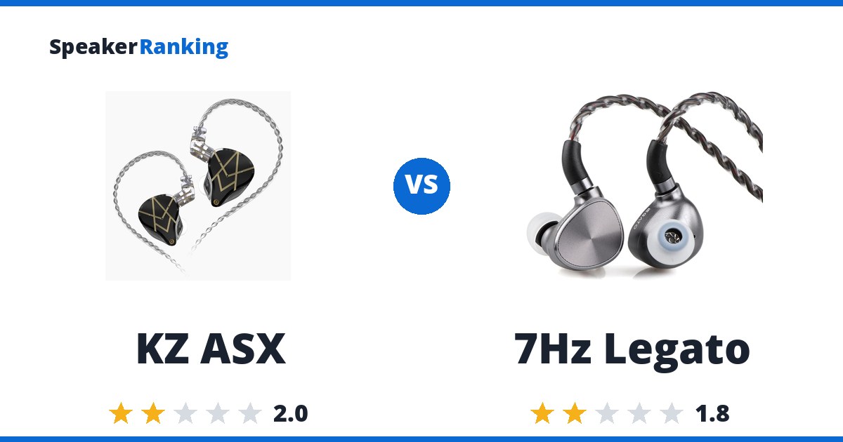 KZ ASX vs 7Hz Legato
