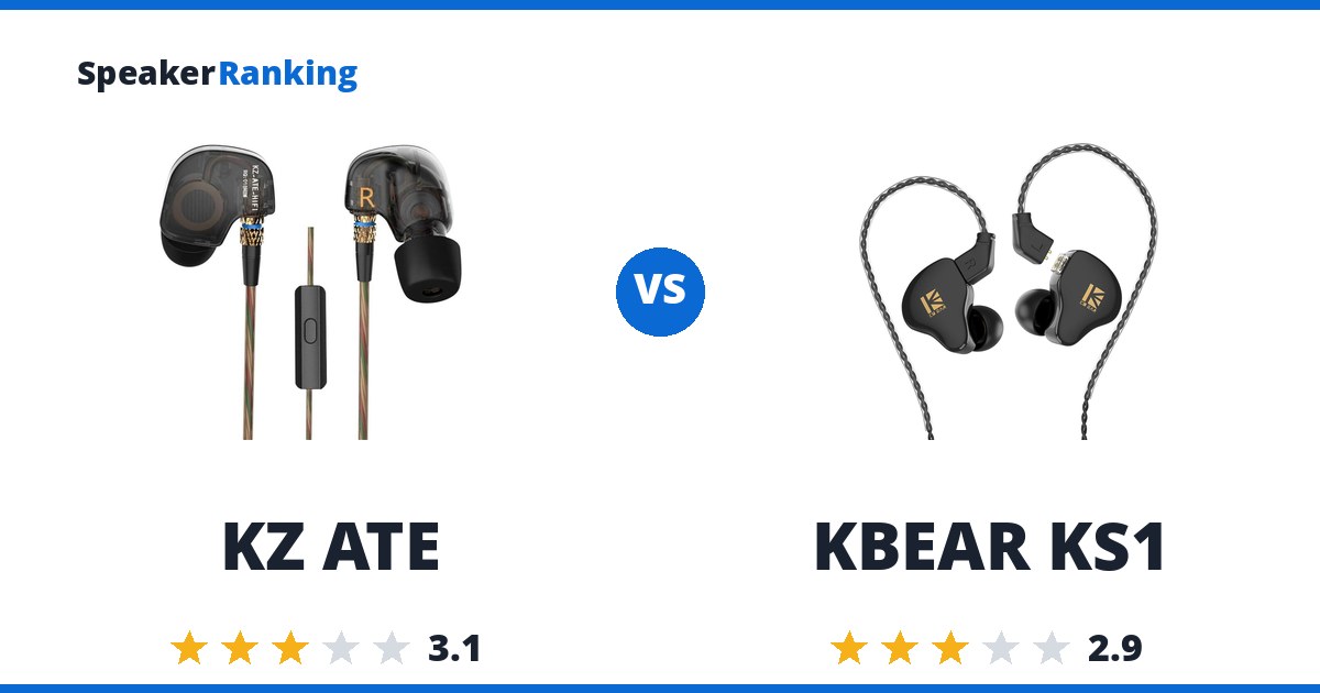 KZ ATE vs KBEAR KS1
