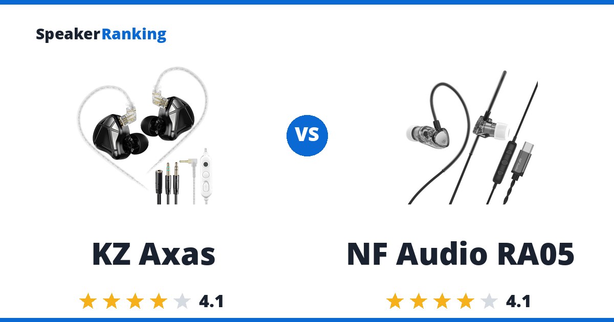 KZ Axas vs NF Audio RA05