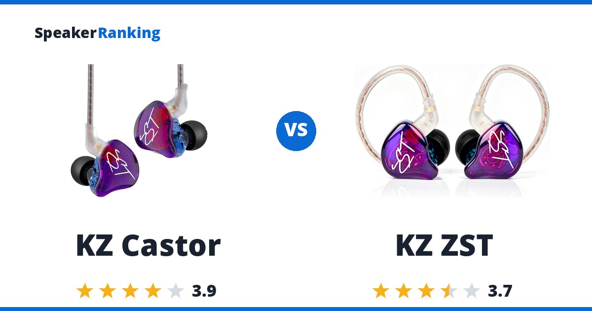 KZ Castor vs KZ ZST