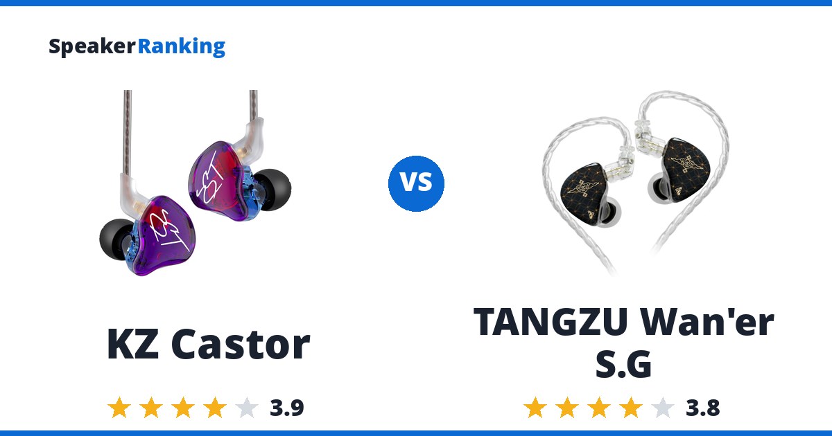 KZ Castor vs TANGZU Wan’er S.G