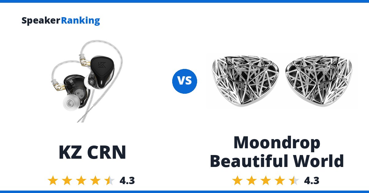 KZ CRN vs Moondrop Beautiful World