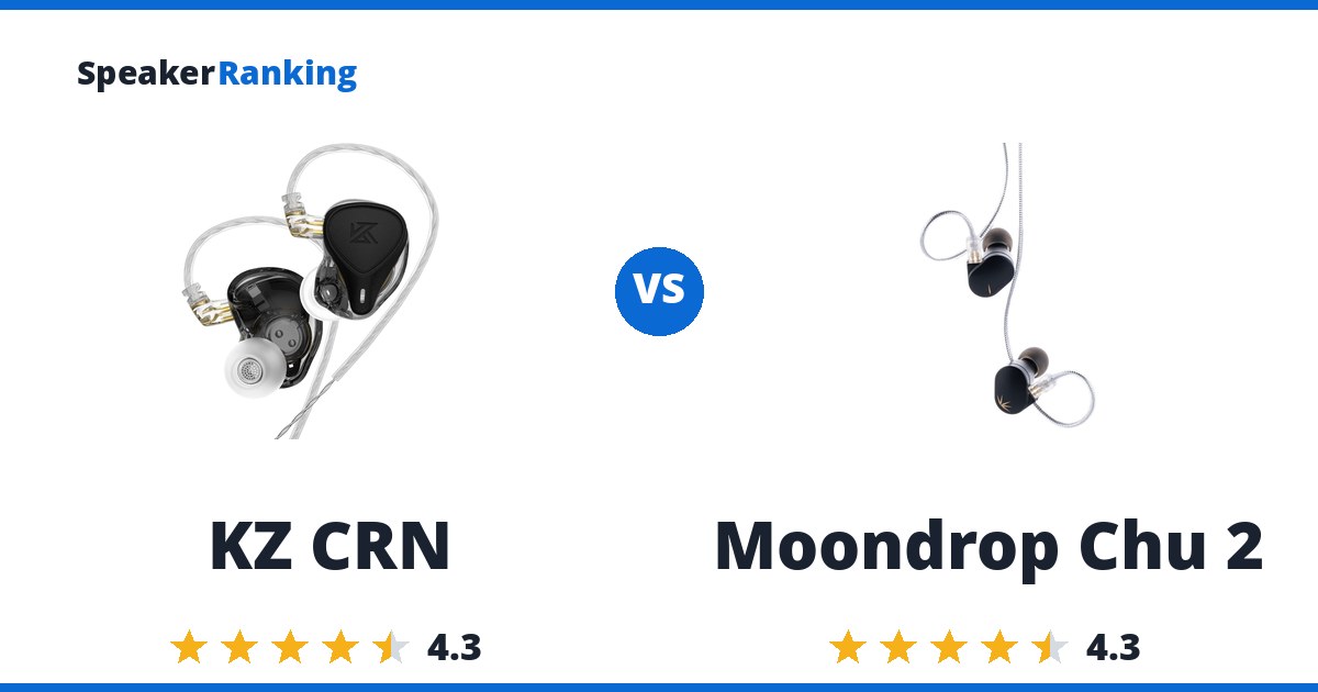 KZ CRN vs Moondrop Chu 2