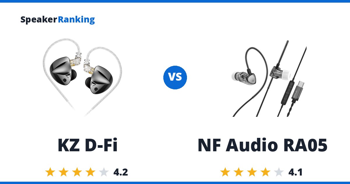 KZ D-Fi vs NF Audio RA05