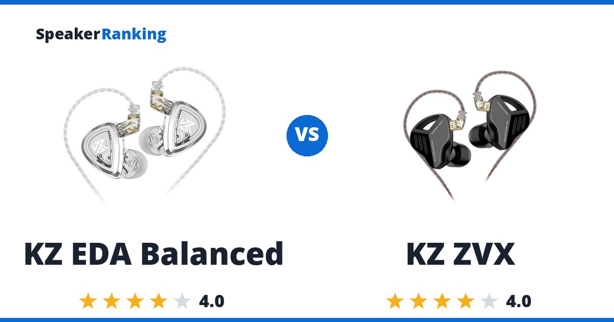 KZ EDA Balanced vs KZ ZVX