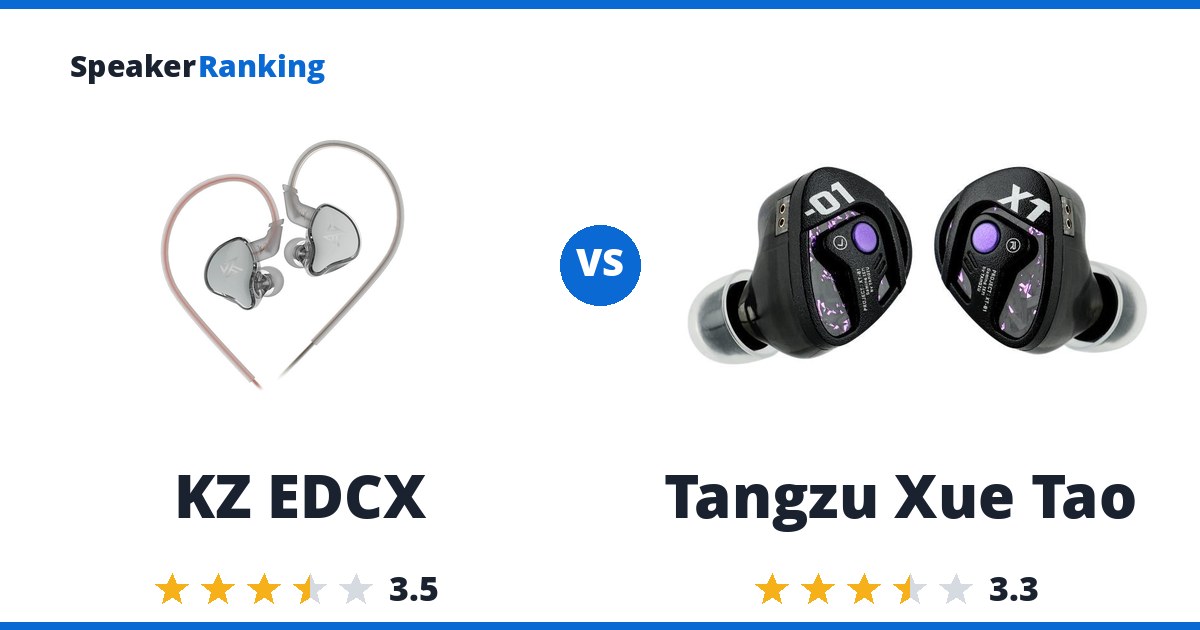 KZ EDCX vs Tangzu Xue Tao