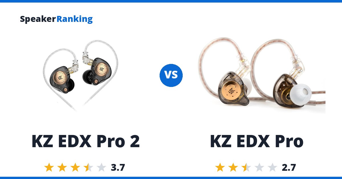 KZ EDX Pro 2 vs KZ EDX Pro