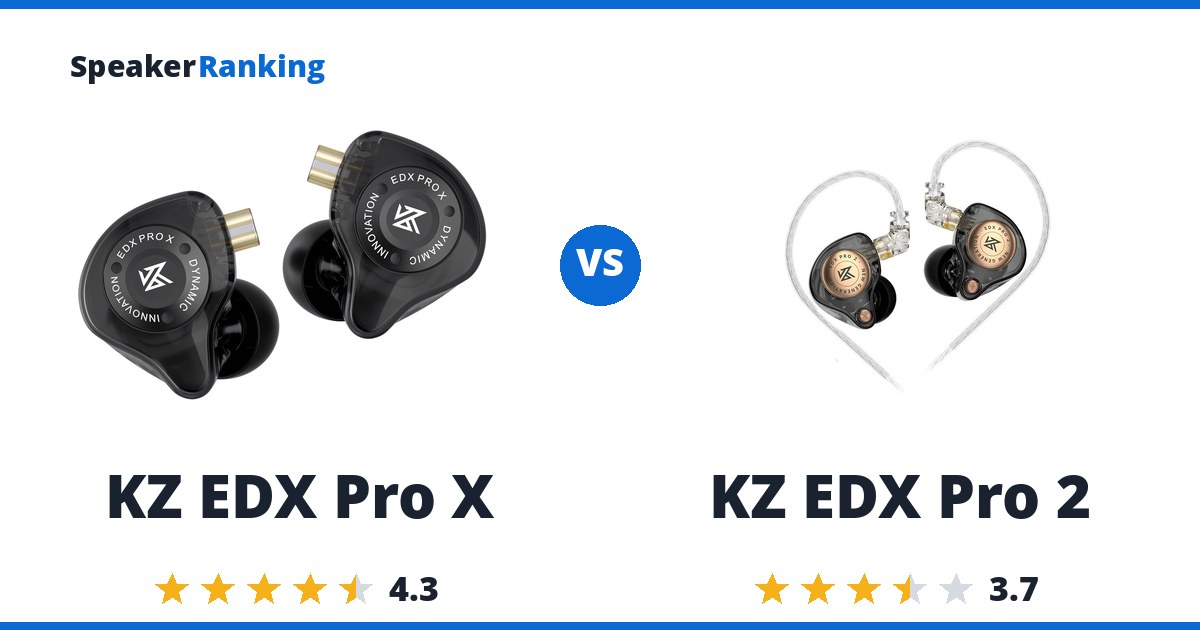 KZ EDX Pro X vs KZ EDX Pro 2