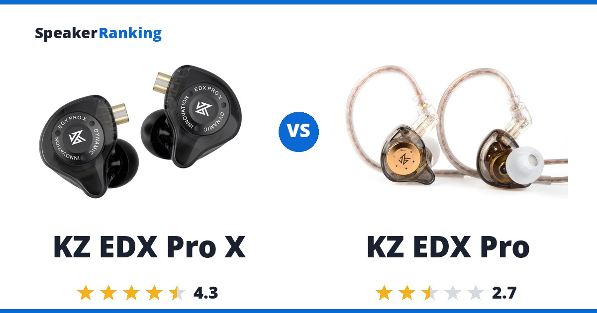 KZ EDX Pro X vs KZ EDX Pro