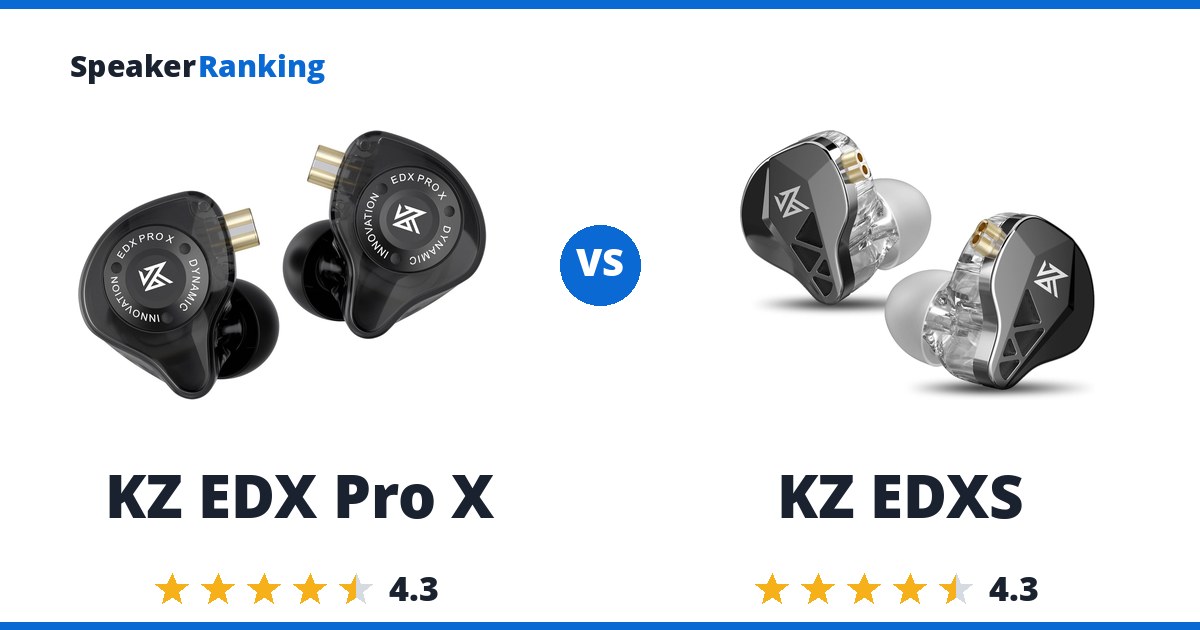 KZ EDX Pro X vs KZ EDXS