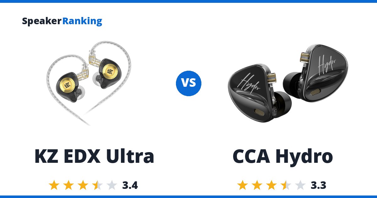 KZ EDX Ultra vs CCA Hydro