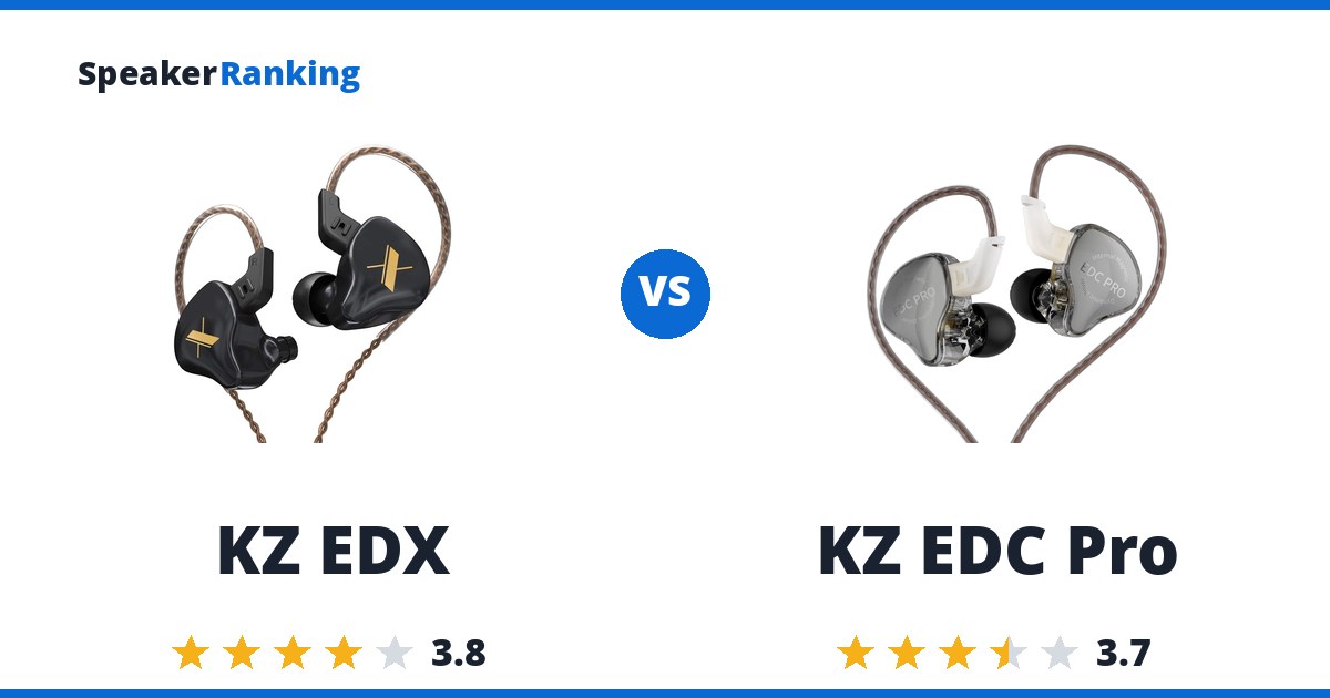 KZ EDX vs KZ EDC Pro