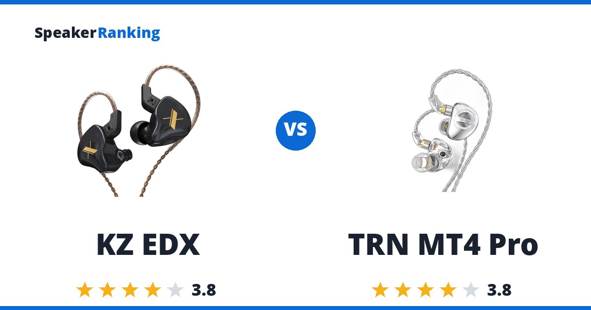 KZ EDX vs TRN MT4 Pro