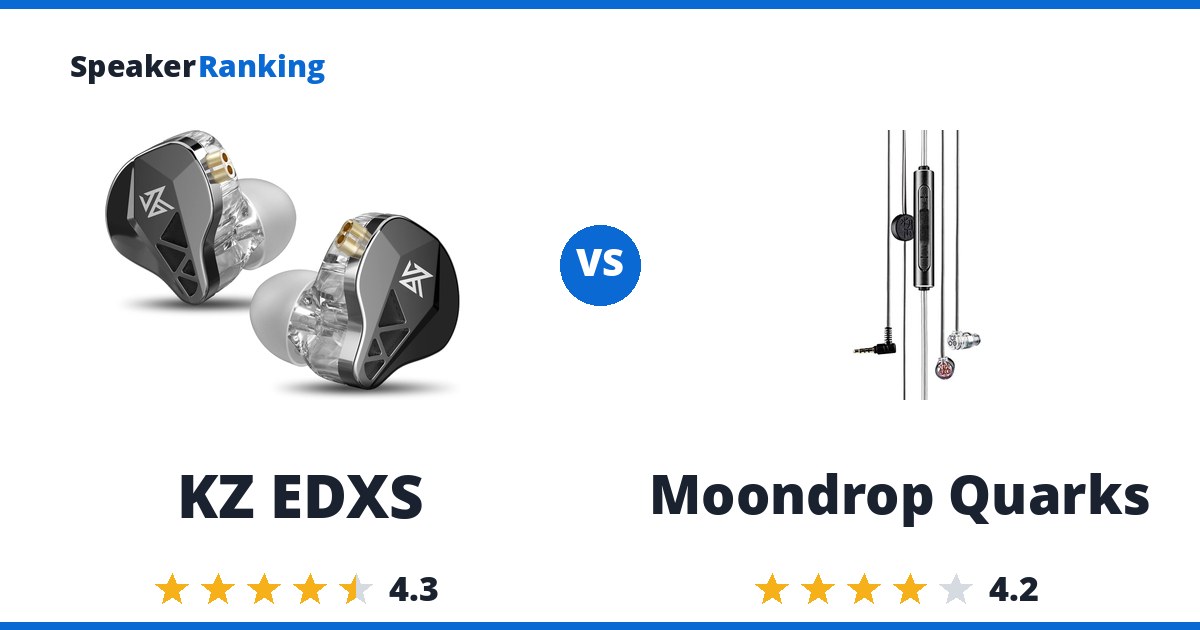 KZ EDXS vs Moondrop Quarks