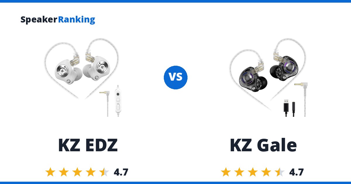 KZ EDZ vs KZ Gale