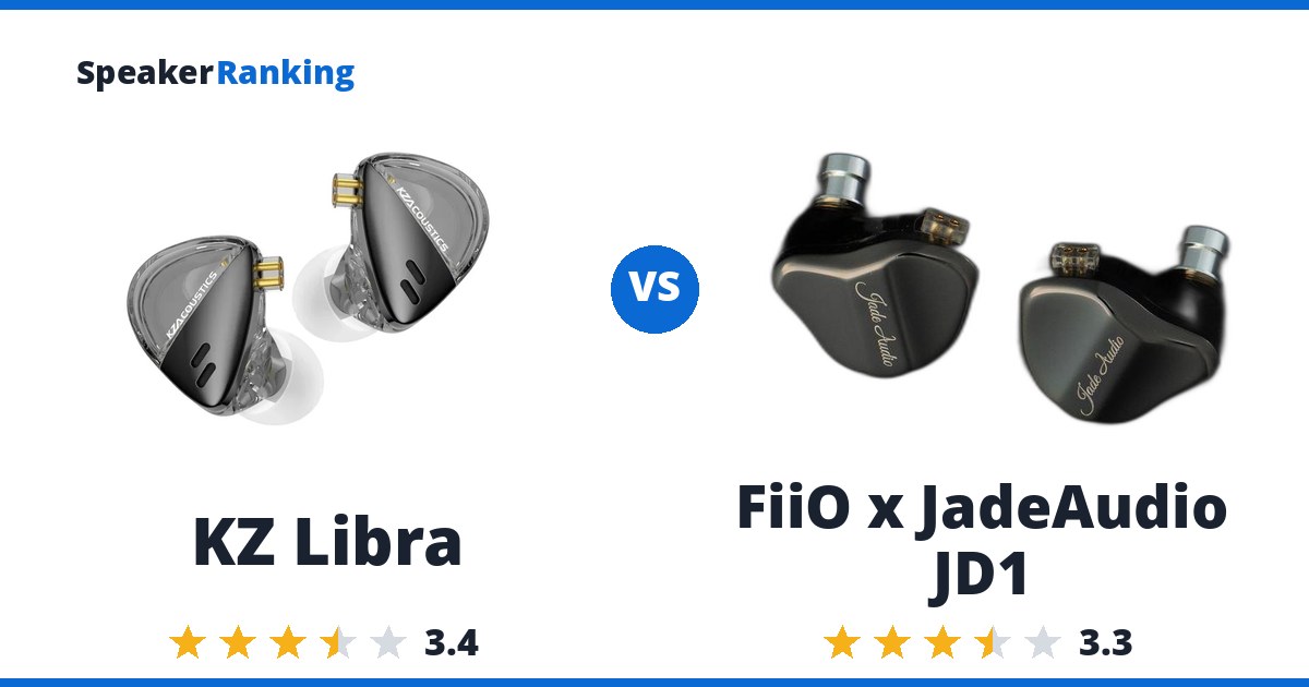 KZ Libra vs FiiO x JadeAudio JD1