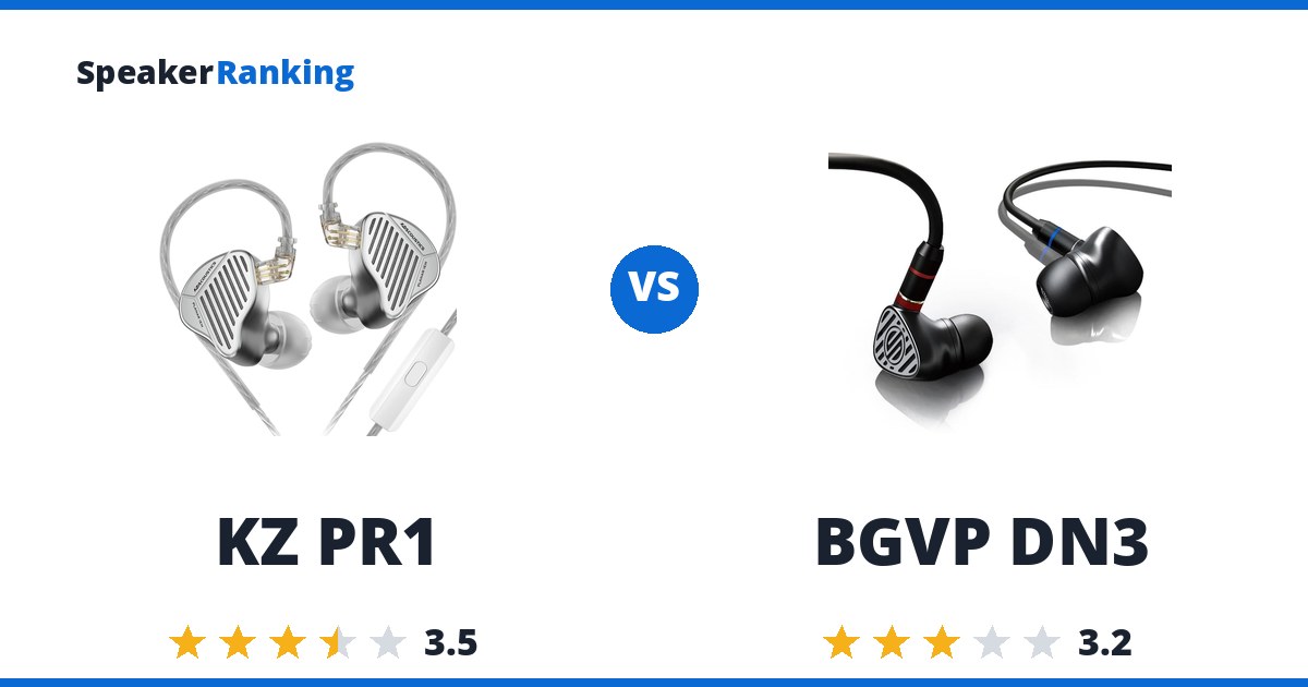 KZ PR1 vs BGVP DN3