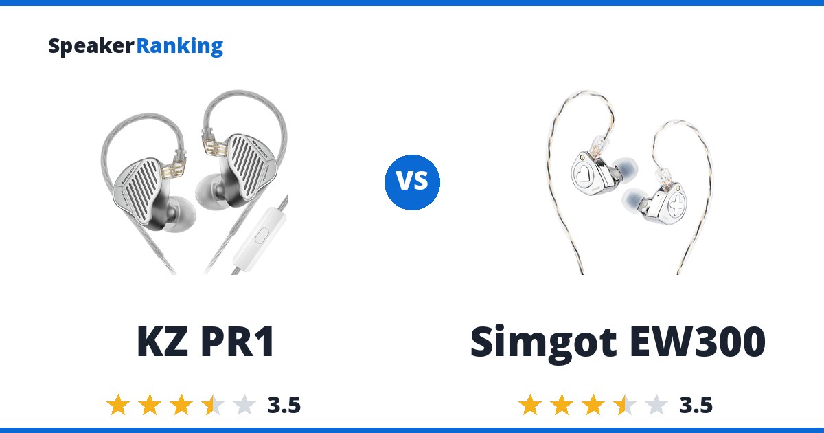 KZ PR1 vs Simgot EW300