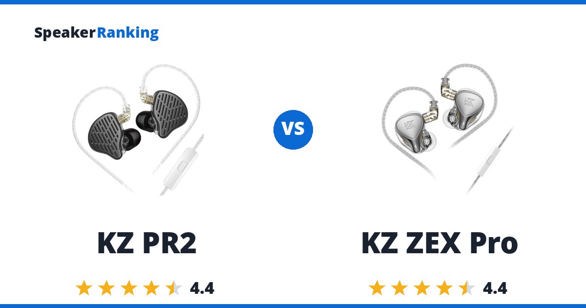 KZ PR2 vs KZ ZEX Pro