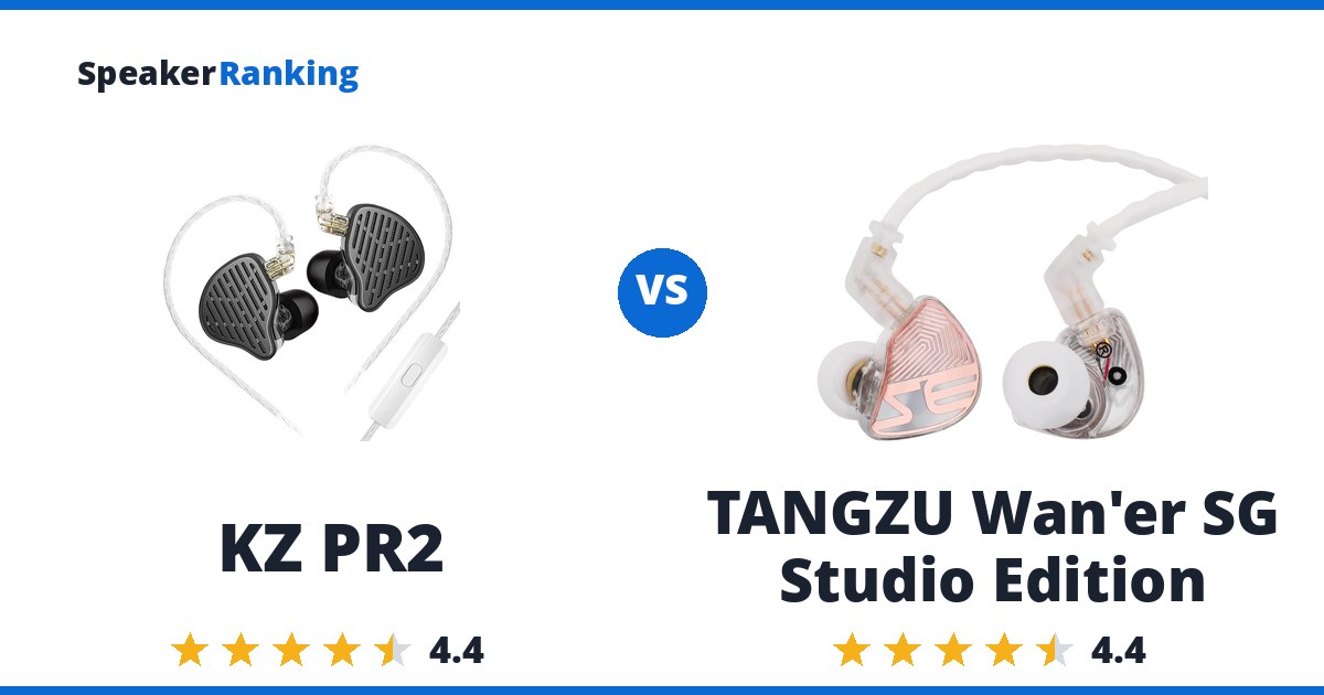 KZ PR2 vs TANGZU Wan’er SG Studio Edition